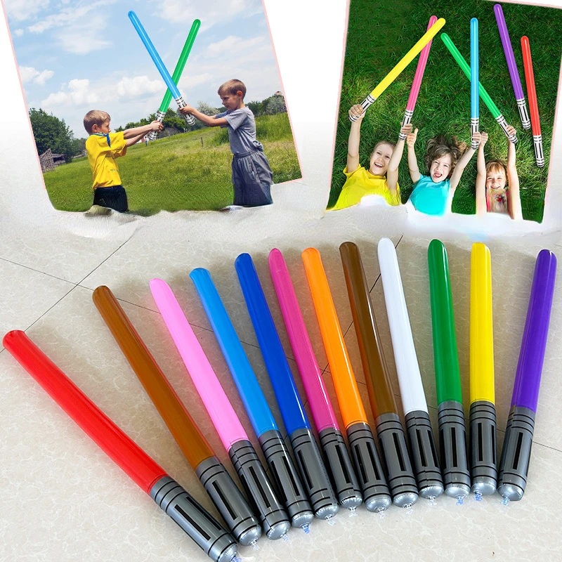 Outdoor Hunting Toys - 90cm Kawaii Inflatable Lightsaber Toy Boy