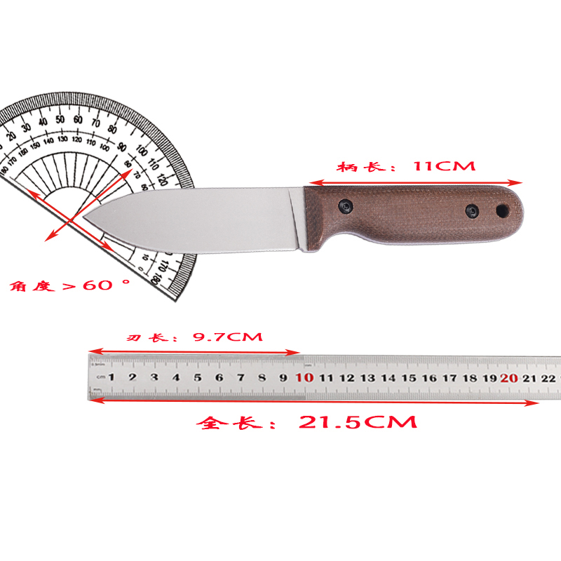 Outdoor Hunting Gifts - New DC53 blade linen handle integrated