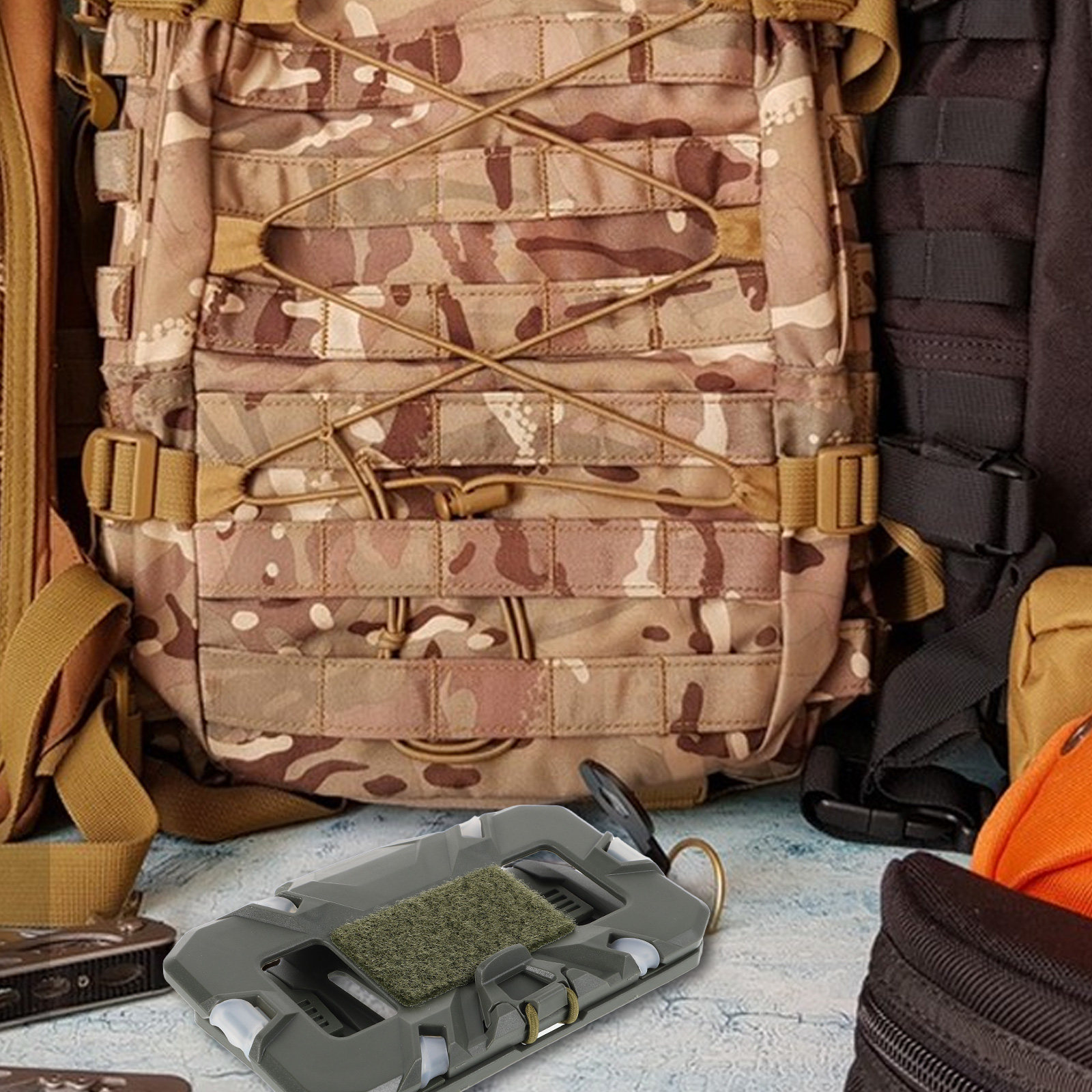 Hunting Outdoor Gear - Foldable Gear Board Carrier Vest Accessory