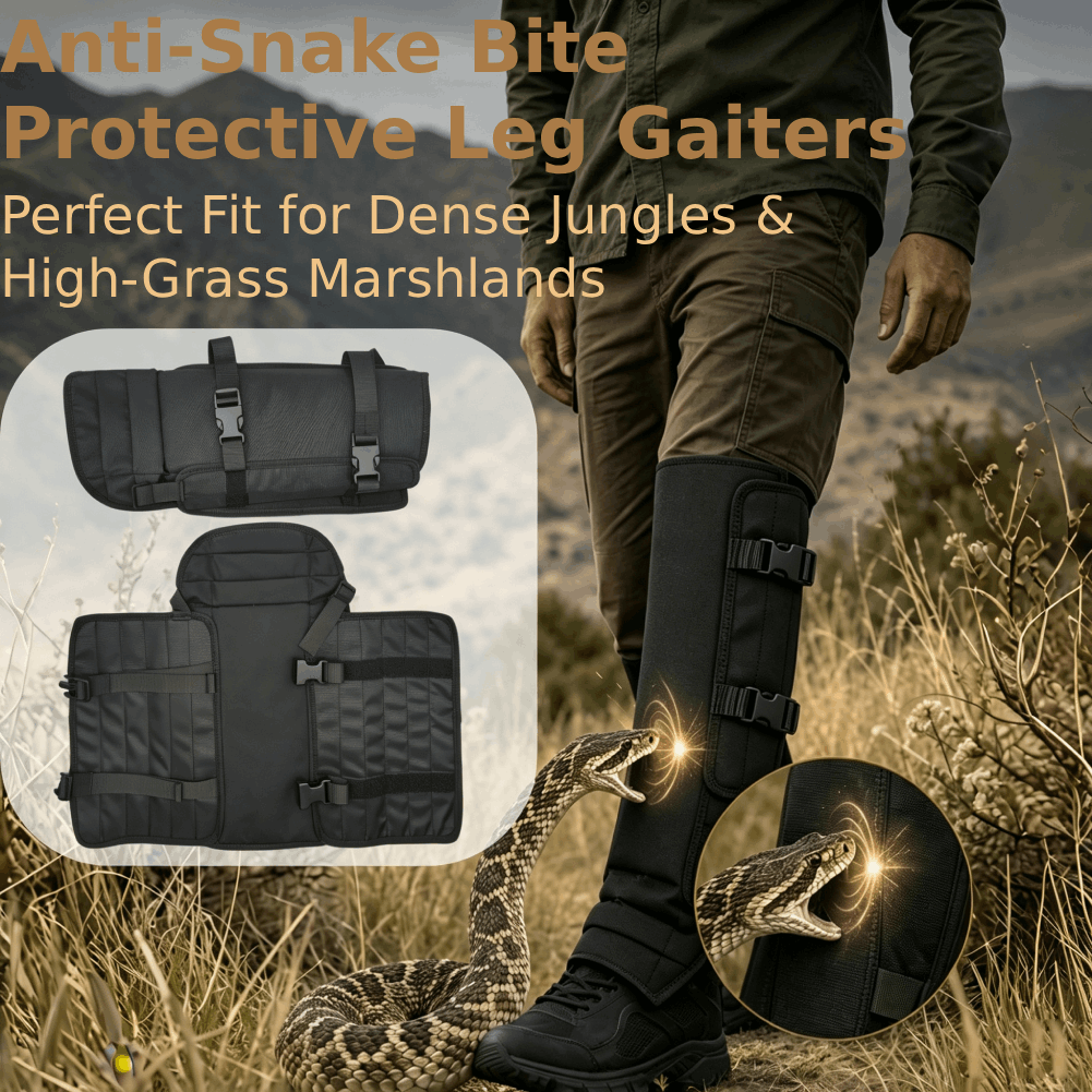 Hunting Outdoor Gear - Snake‑bite Proof Leg Gaiters Waterproof Anti‑thorn