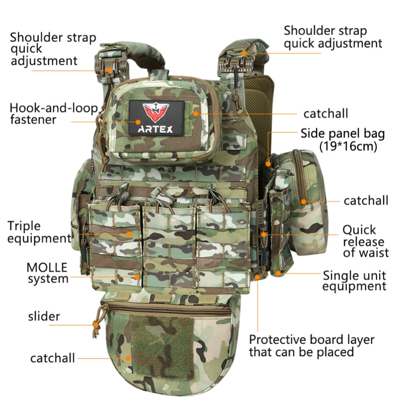 Tactical Vest 6094 Fast detach - Hunting Outdoor Gear review and price