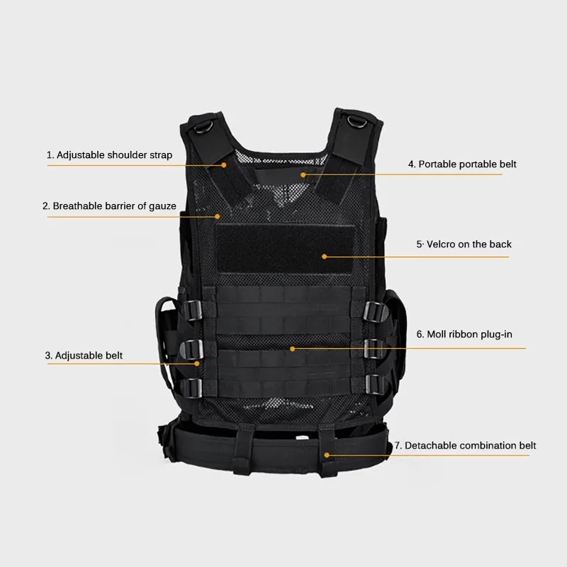Adjustable Molle Tactical Vest - Outdoor Hunting Fleece review and price