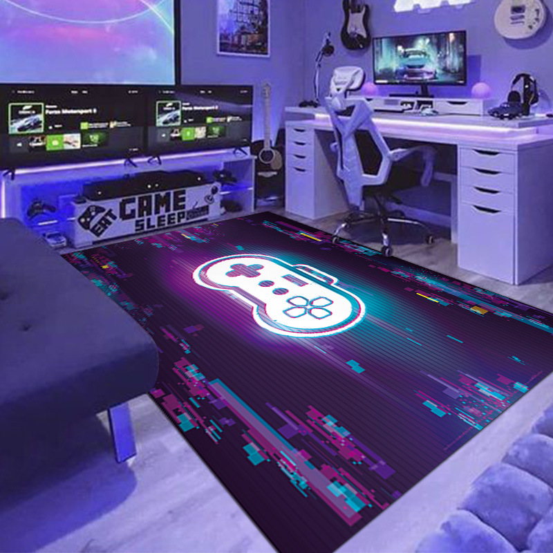 Funny Gamepad Area Rug I Pause - Outdoor Hunting Videos review and price