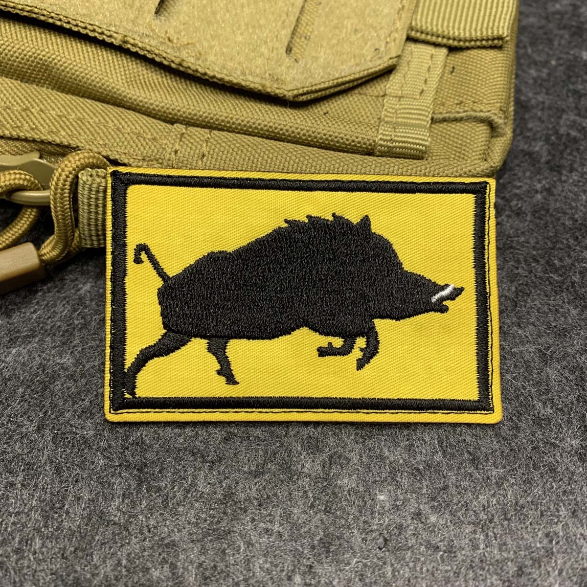 Wild Boar Silhouette Embroider - Outdoor Hunting Pictures review and price