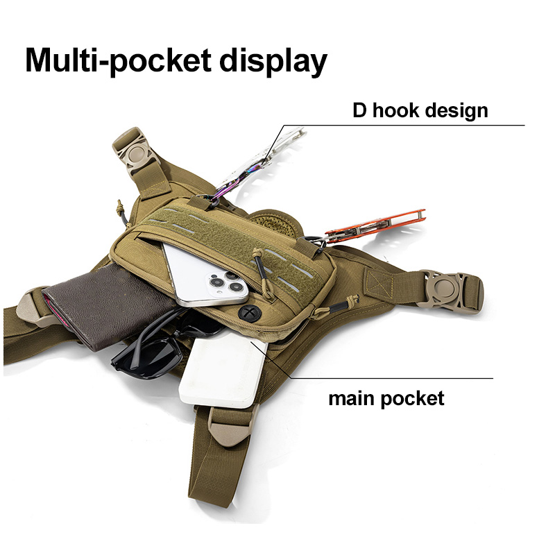 Tactical Front Chest Rig Bag V - Hunting Outdoor Gear review and price