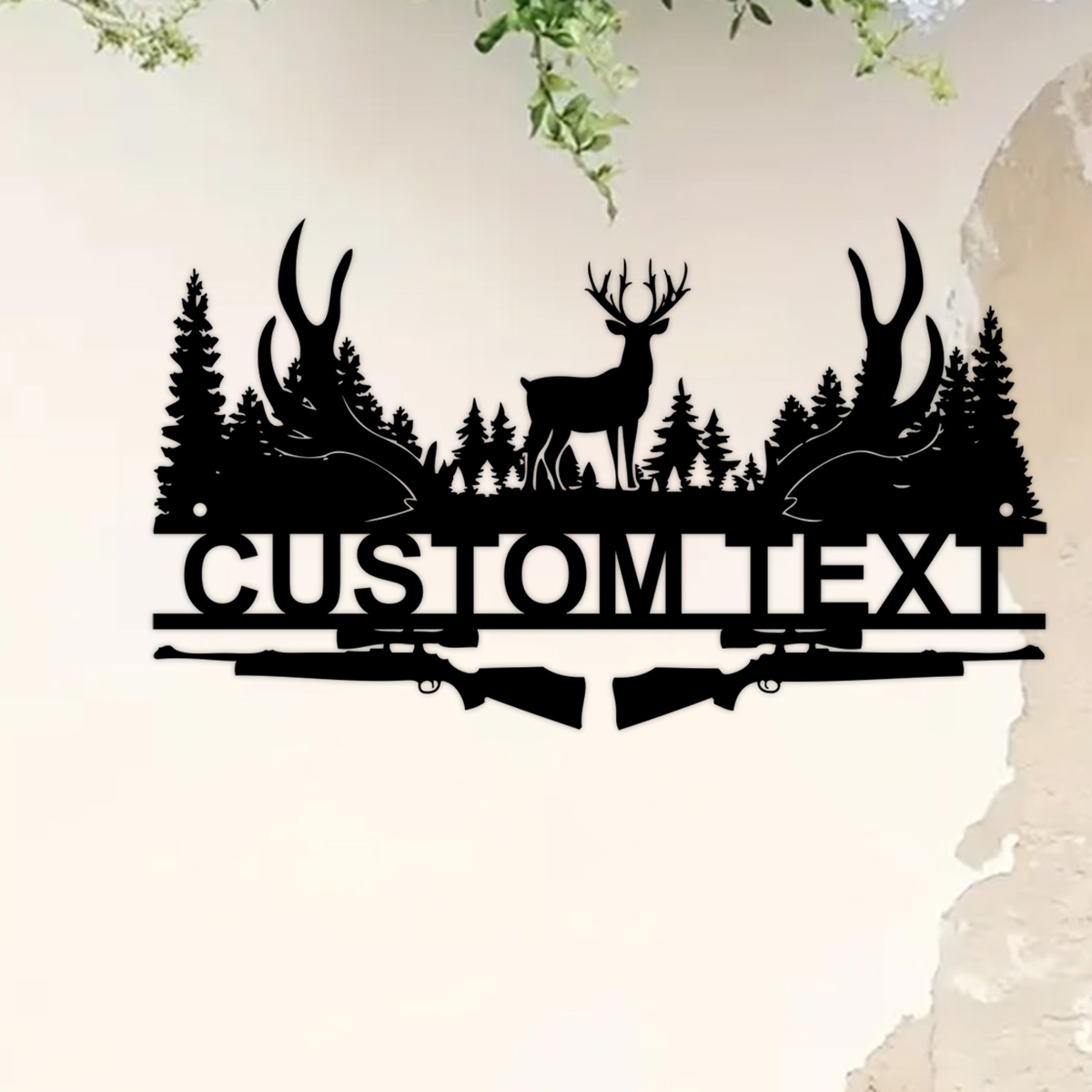 Custom Deer Cabin Metal Sign,  - Outdoor Hunting Gifts review and price