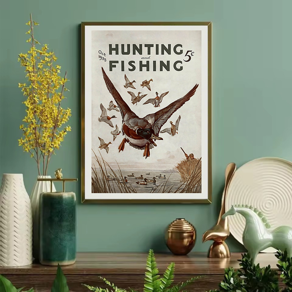 Retro Wildlife Outdoor Hunting - Outdoor Hunting Gifts review and price