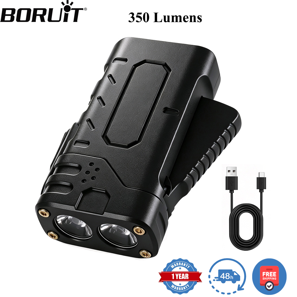 BORUIiT Hand Crank EDC LED Fla - Hunting Fishing Outdoor review and price