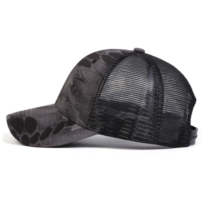 Custom Logo Camo Mesh Trucker  - Outdoor Hunting Logo review and price