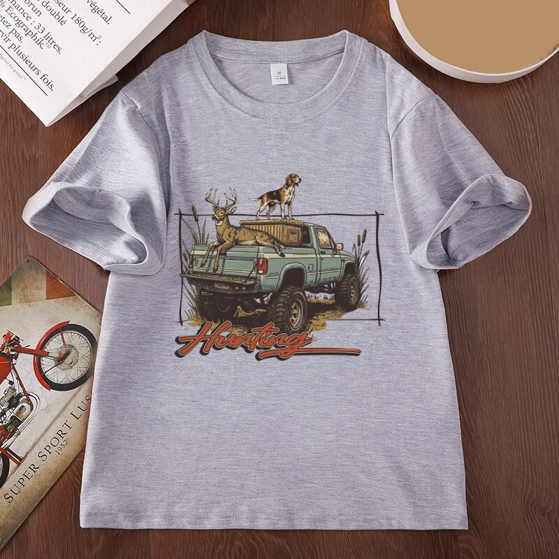 Hunting T Shirt Deer Hunting T - Hunting Dog Outdoor review and price