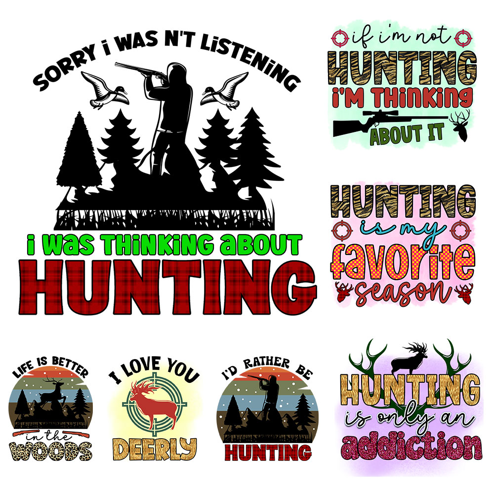Hunting Seasons Iron On Patche - Outdoor Hunting Pictures review and price