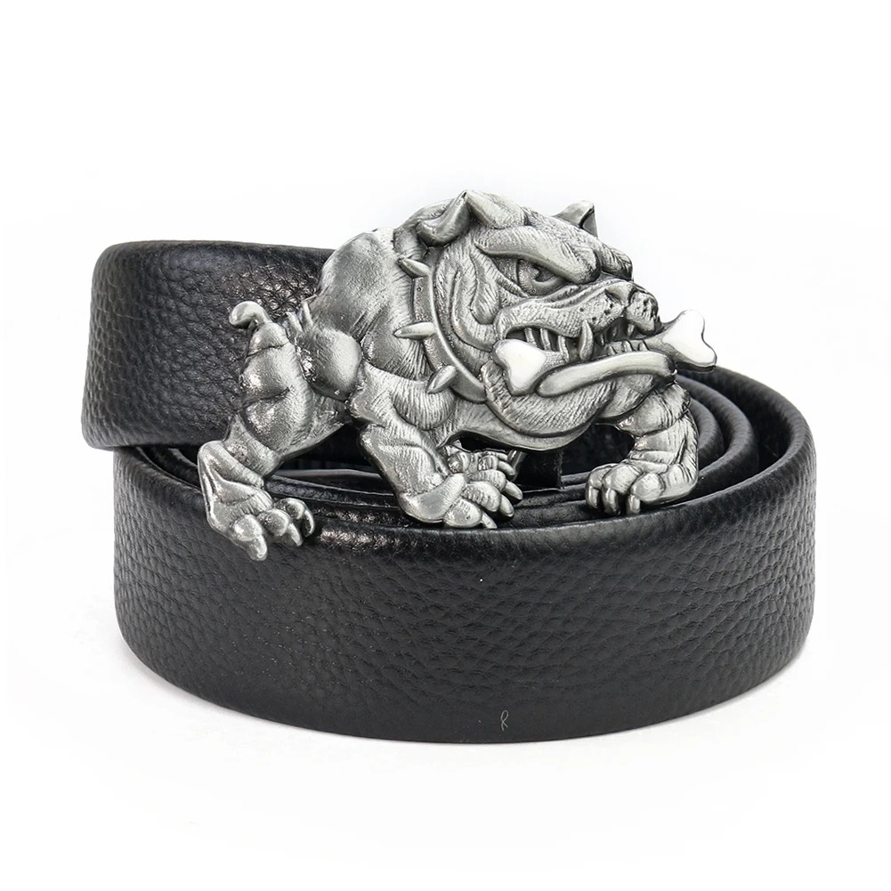 Pit Bull Dog Fangs Belt Buckle - Hunting Dog Outdoor review and price