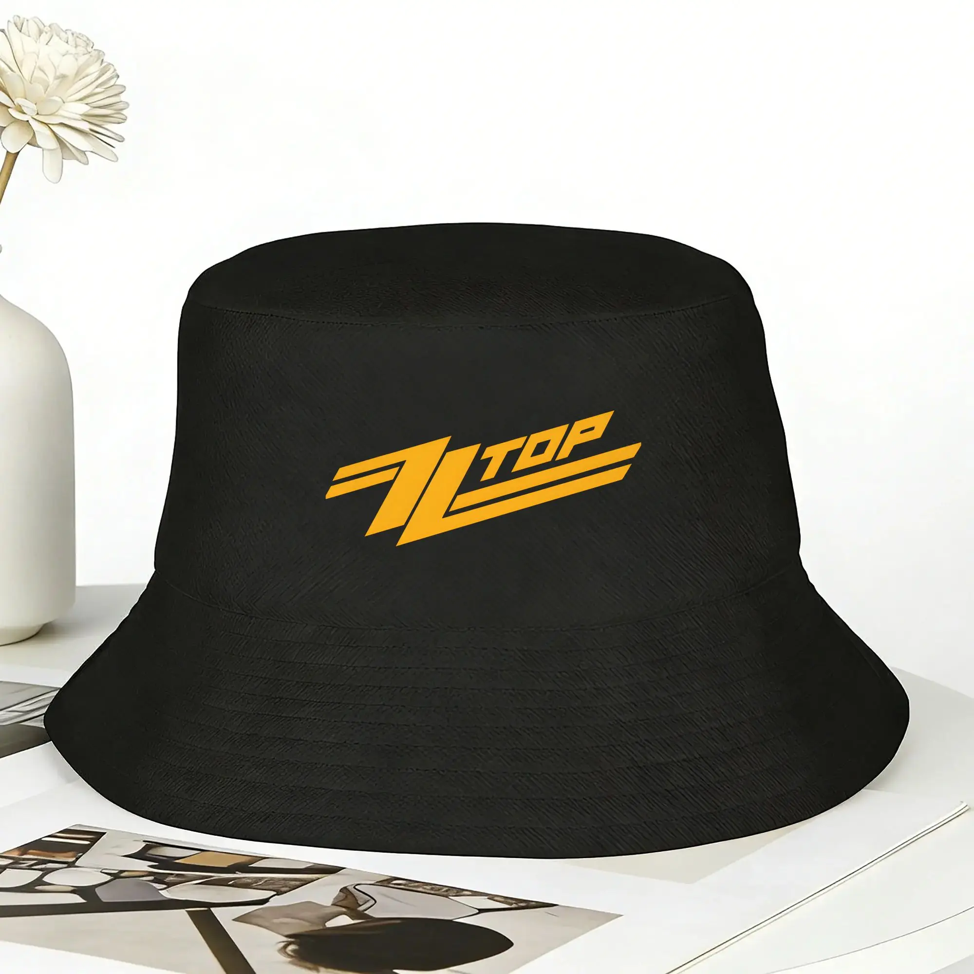 New ZZ Top Logo Bucket Hat  St - Outdoor Hunting Logo review and price